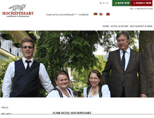 Tablet Screenshot of hochspessart.de
